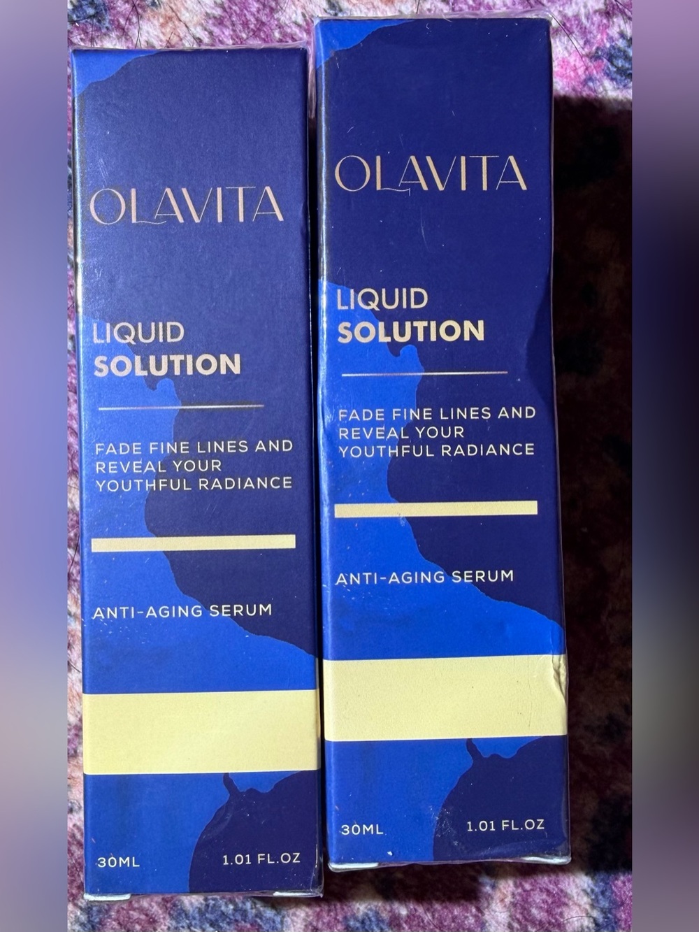 Olavita Liquid Solution Anti-Aging Serum — Two Boxes